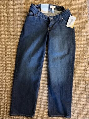 Women’s Dark Blue Straight-Leg Jeans - Unbranded